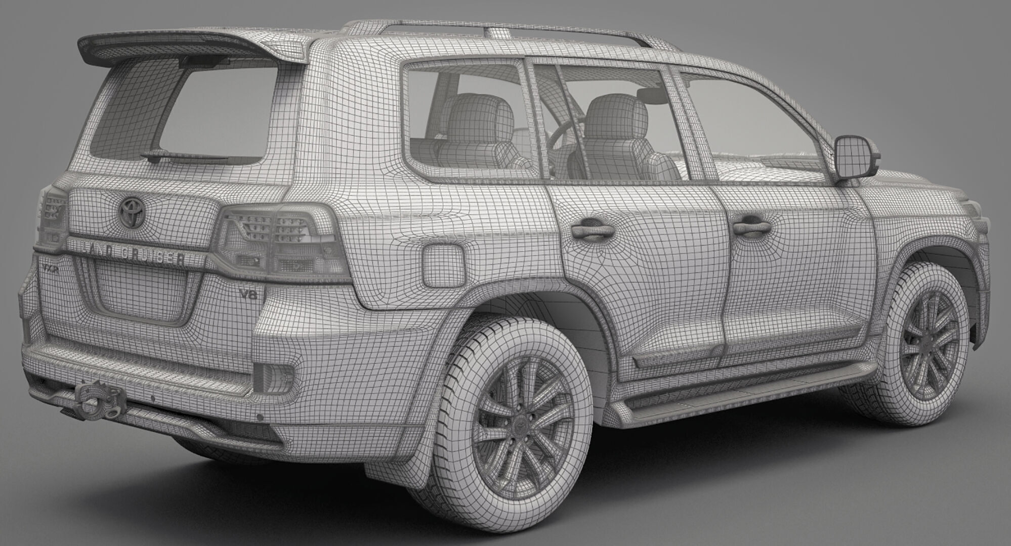 Toyota Land Cruiser J200 3D model_20