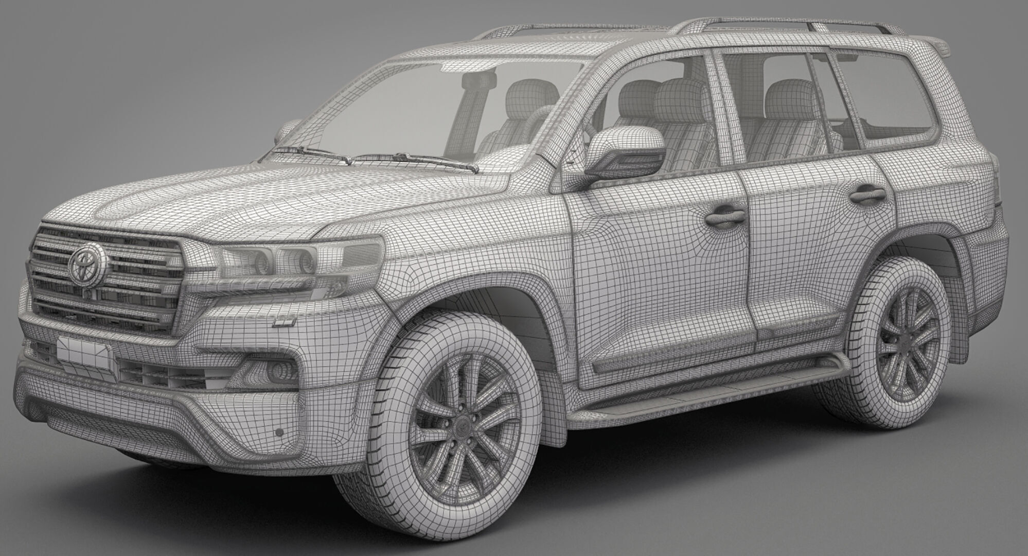 Toyota Land Cruiser J200 3D model_18