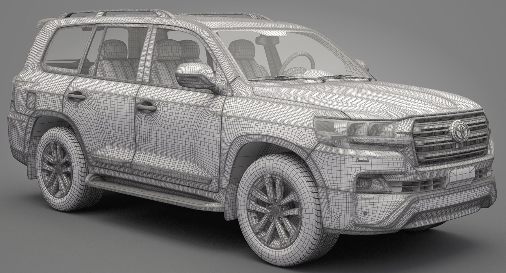 Toyota Land Cruiser J200 3D model_19