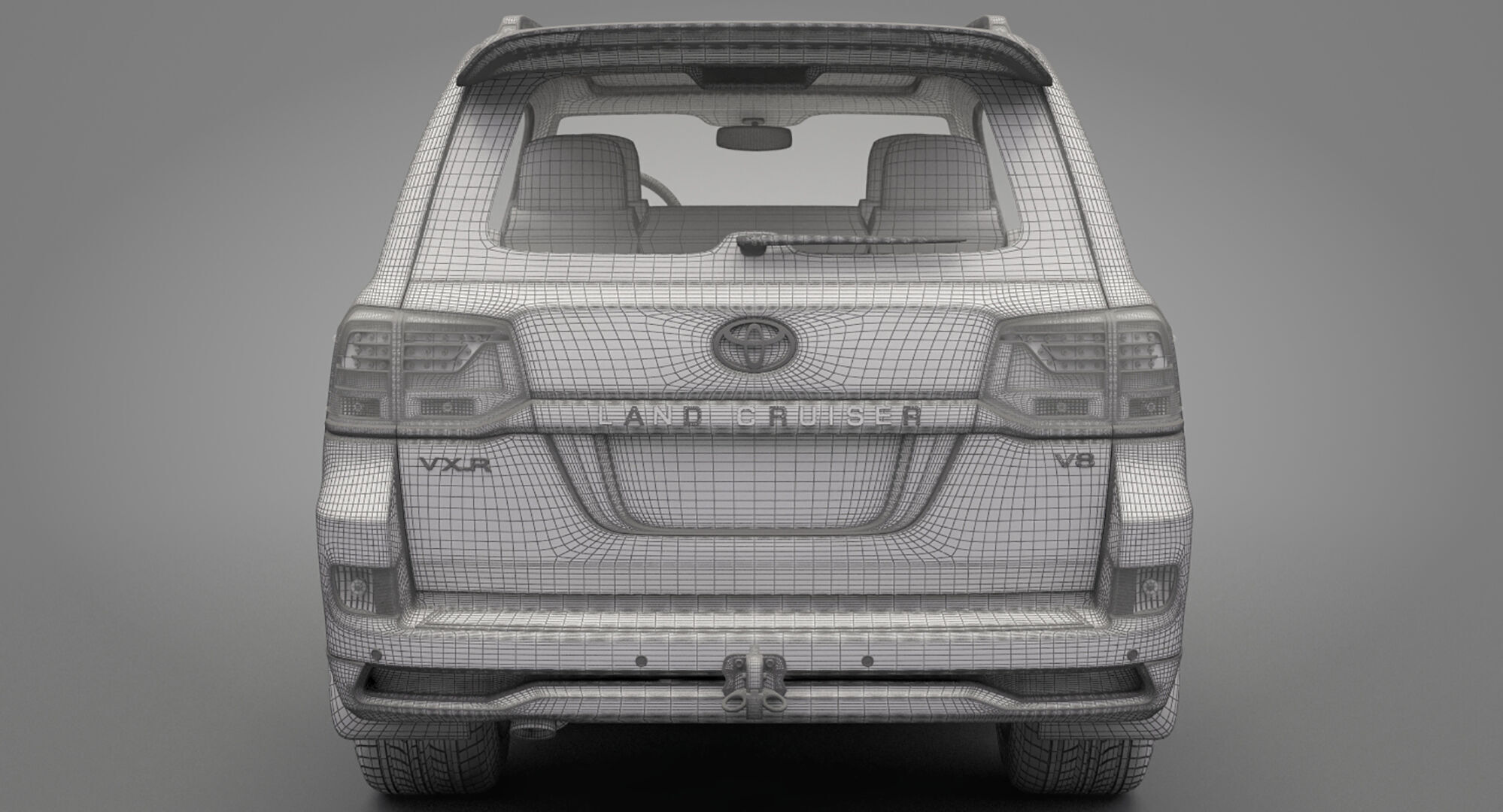 Toyota Land Cruiser J200 3D model_23