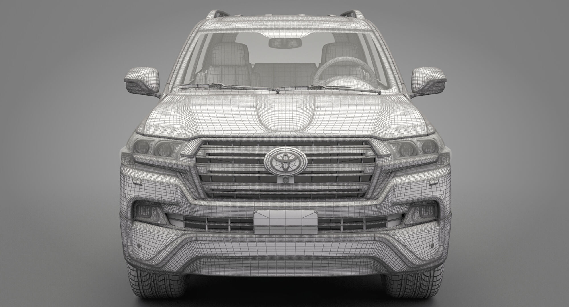 Toyota Land Cruiser J200 3D model_22