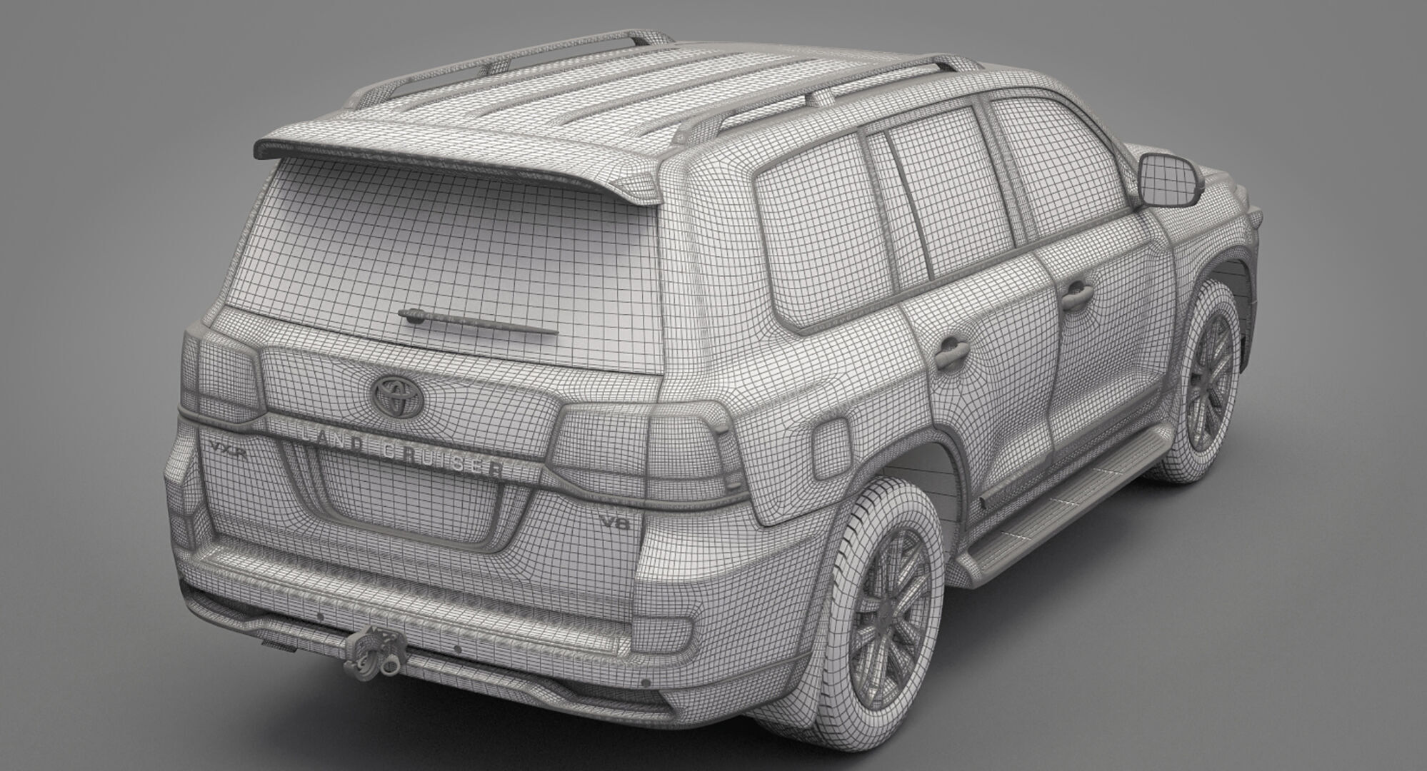 Toyota Land Cruiser J200 3D model_25