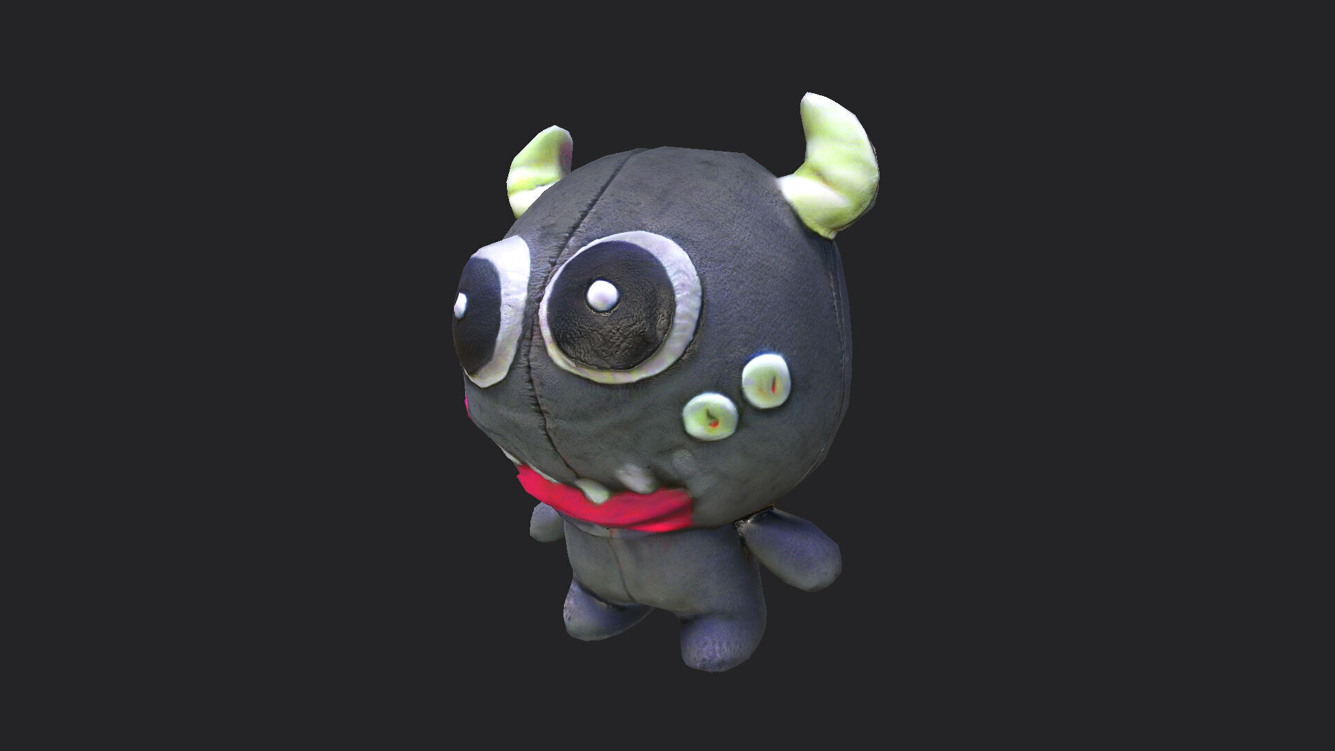 Plush toys 3D Model 005 Low-poly 3D model_8