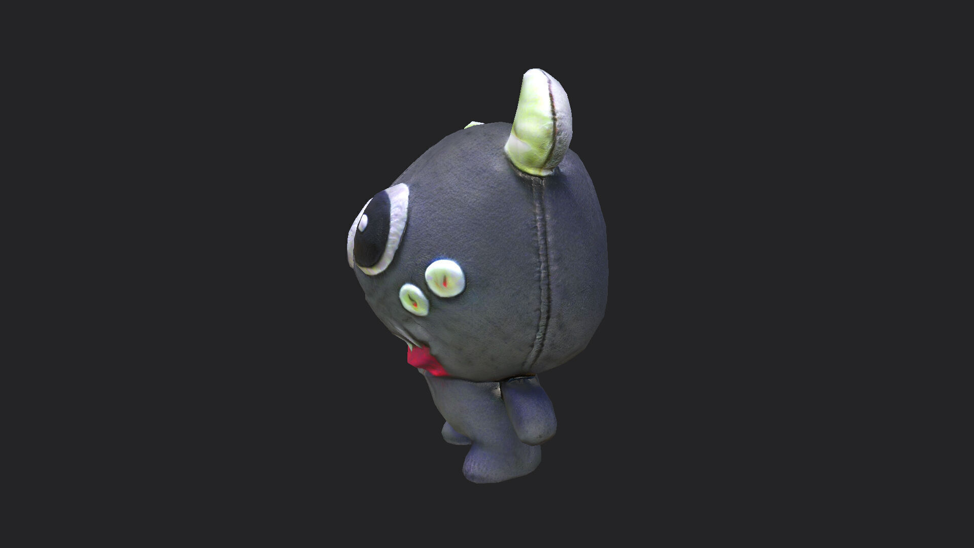 Plush toys 3D Model 005 Low-poly 3D model_7