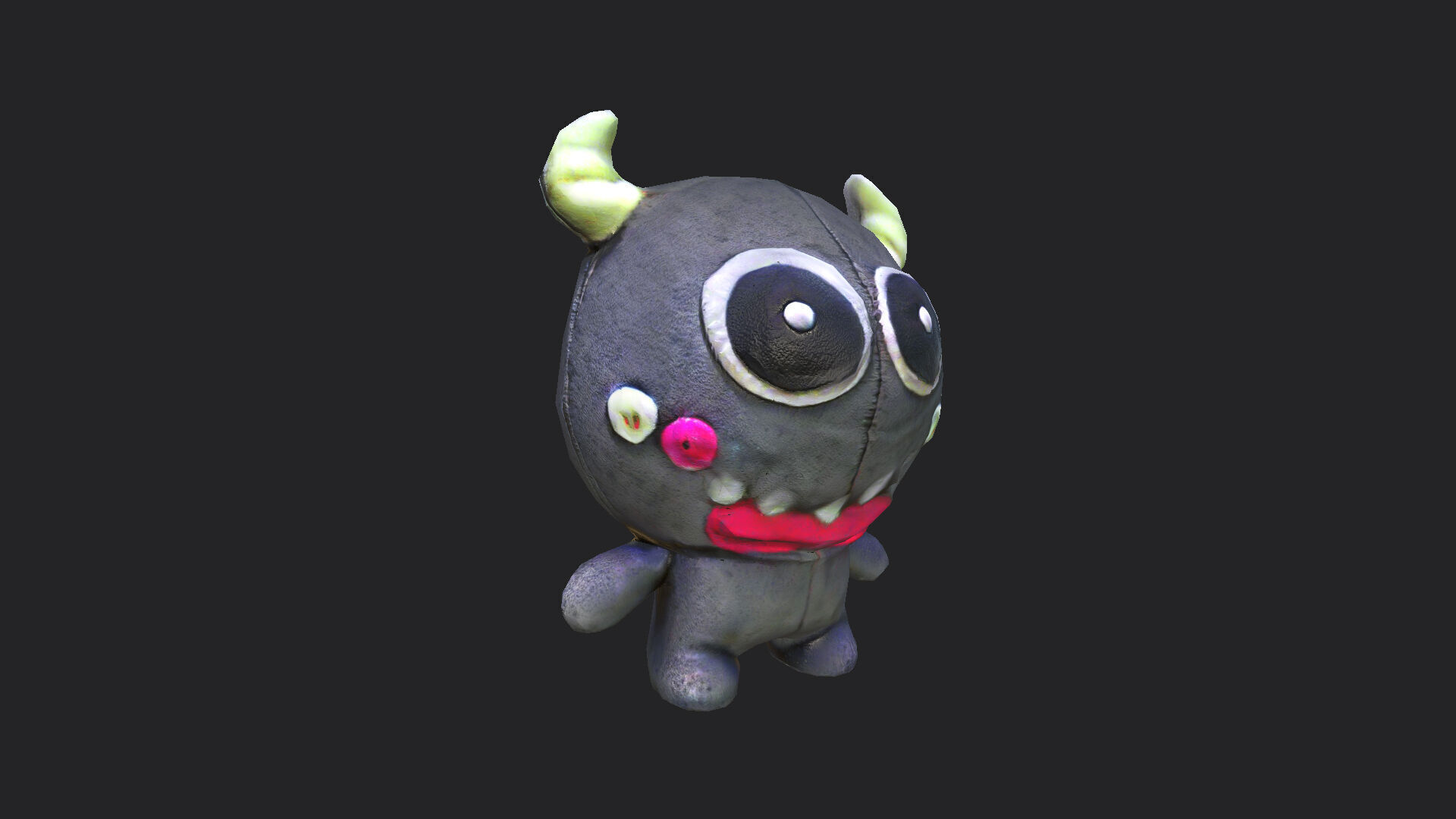 Plush toys 3D Model 005 Low-poly 3D model_1