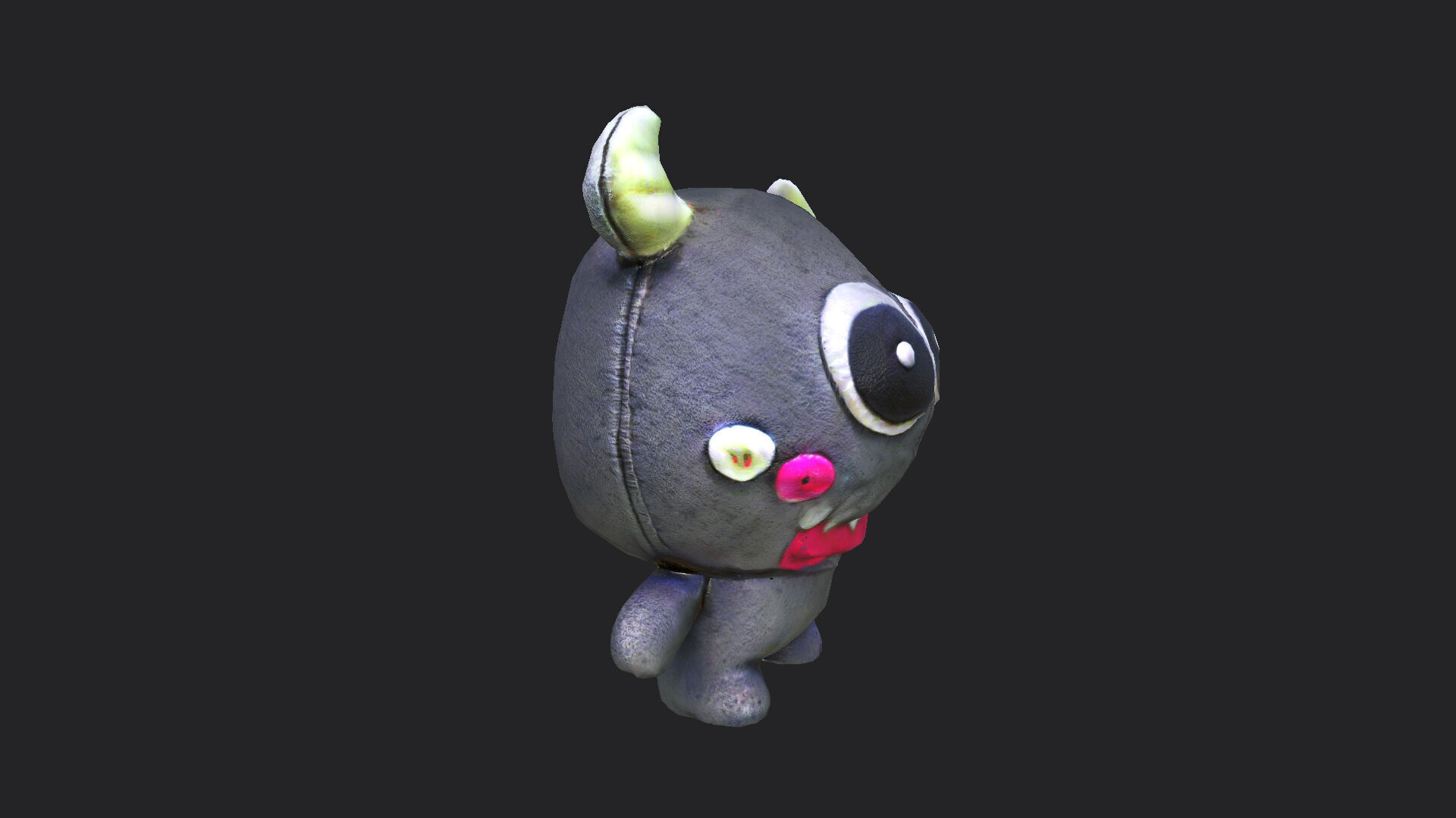 Plush toys 3D Model 005 Low-poly 3D model_2