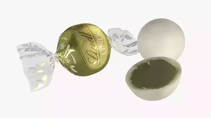 Lindt LINDOR Matcha White Chocolate 3D model
