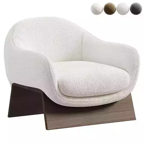 BOOLEAN ARMCHAIR 3D model