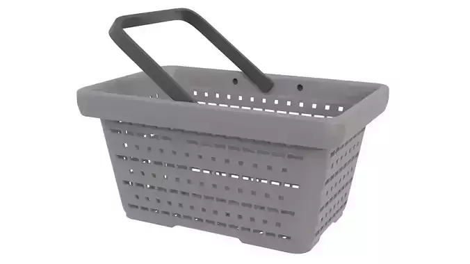 Shopping basket 13 3D model