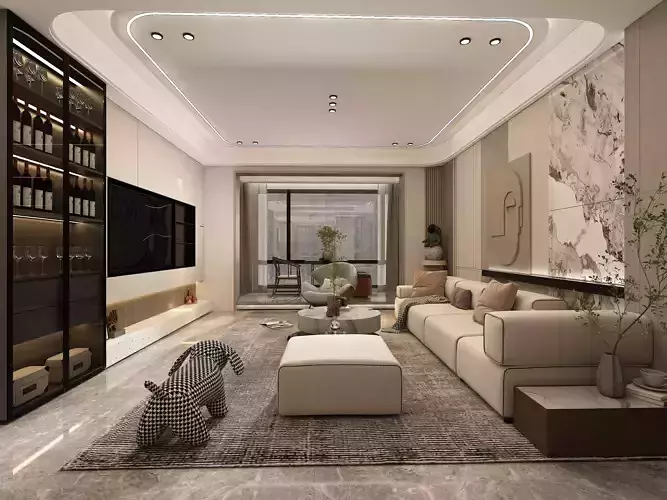 Modern Cream Style Restaurant