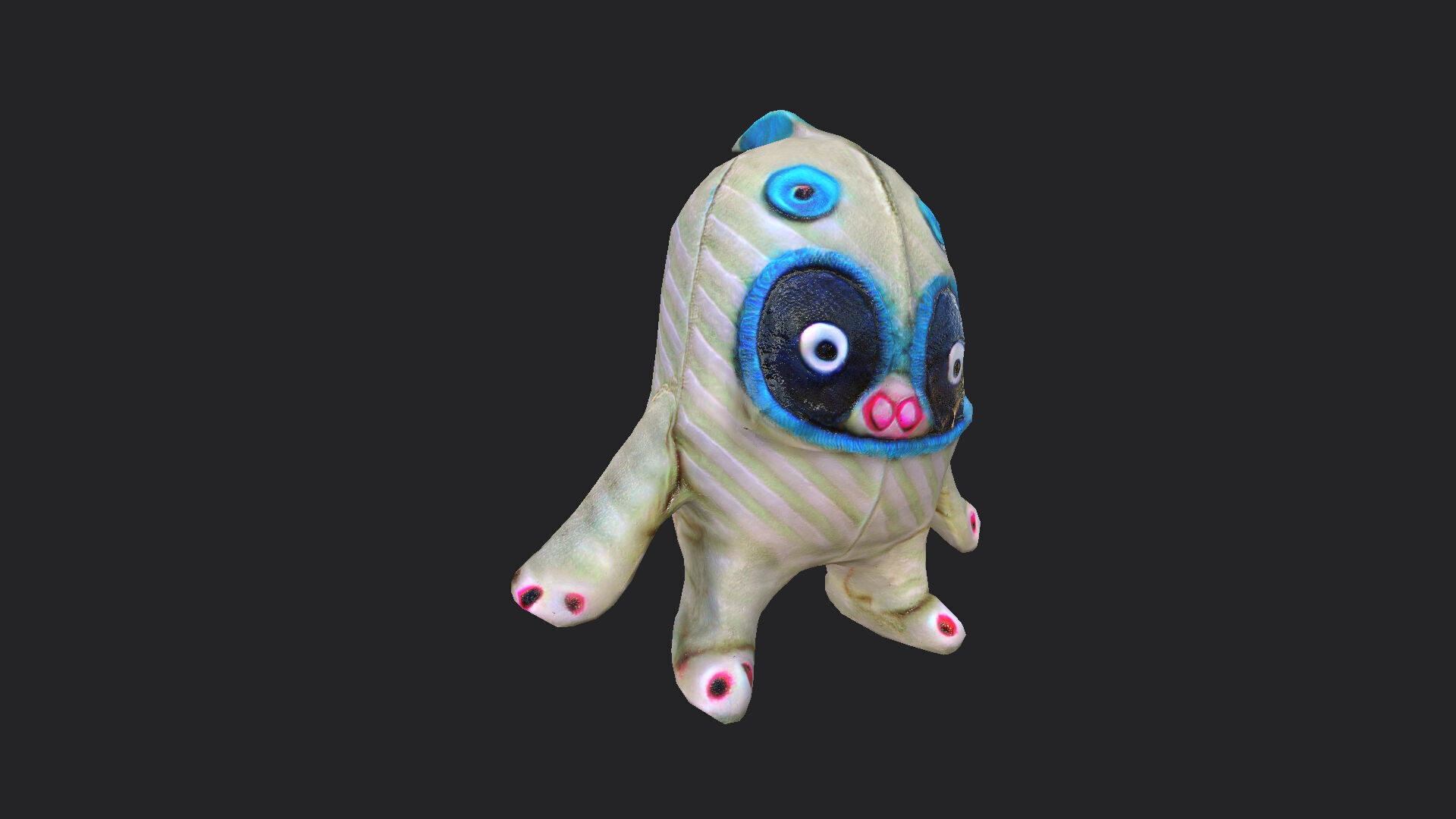 Plush toys 3D Model 006 Low-poly 3D model_8