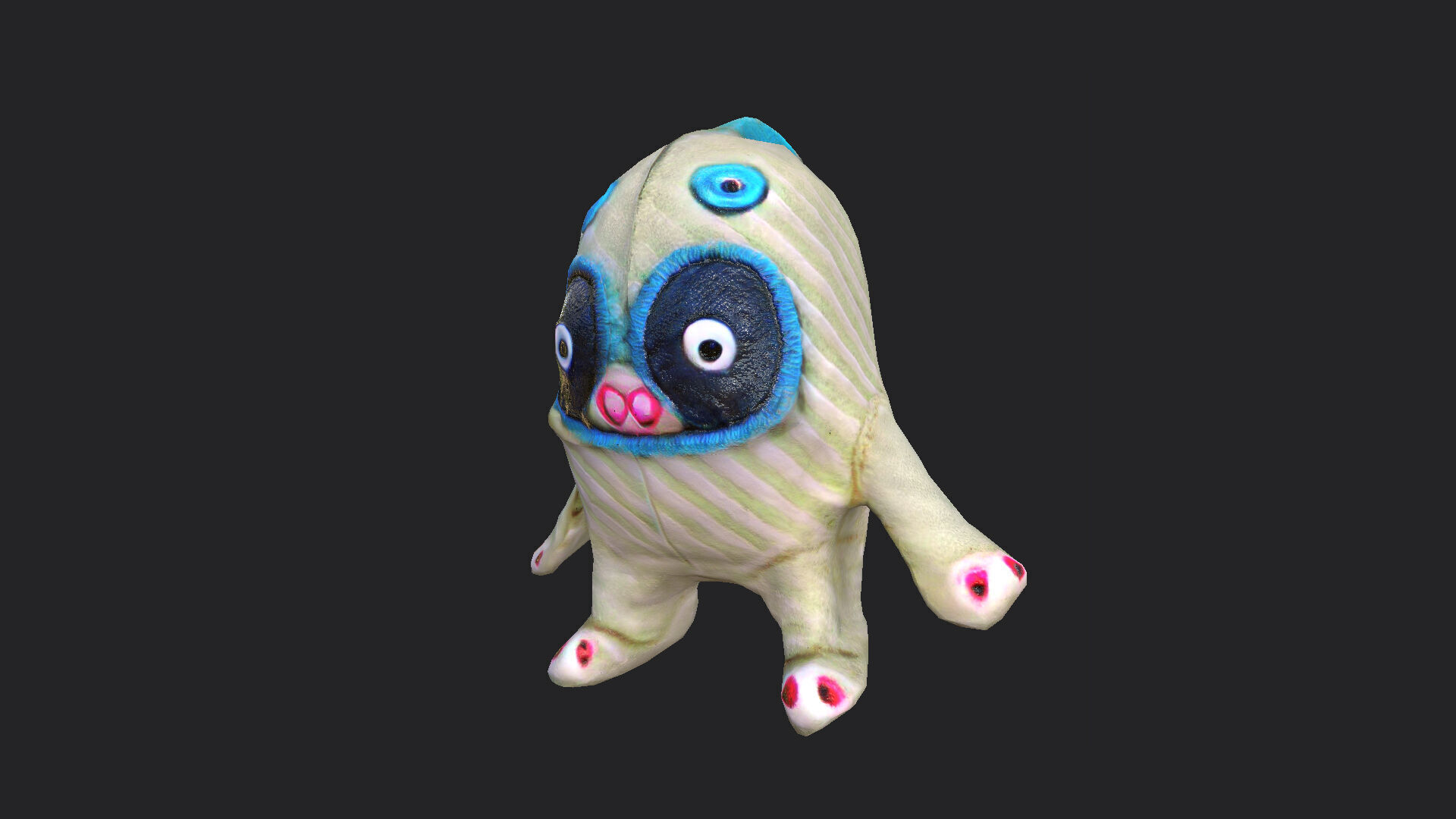 Plush toys 3D Model 006 Low-poly 3D model_1