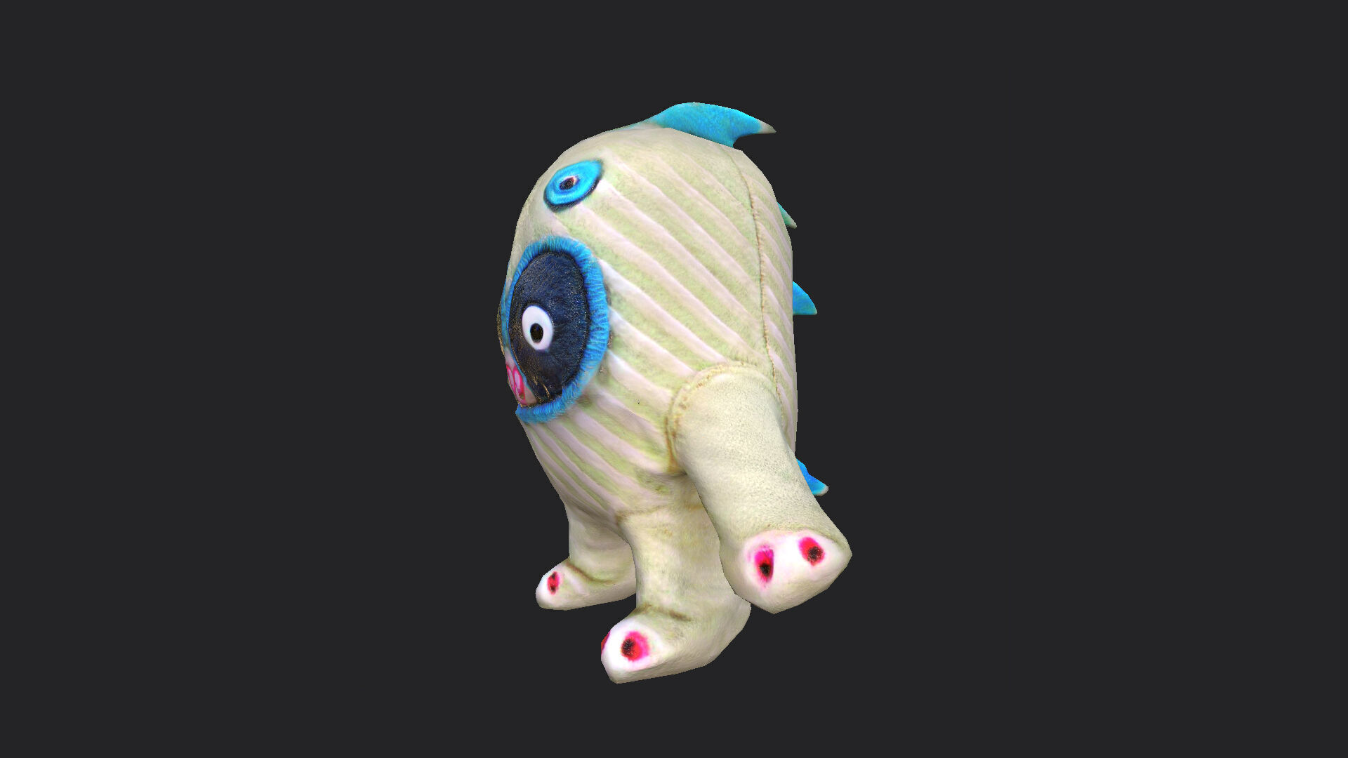 Plush toys 3D Model 006 Low-poly 3D model_2