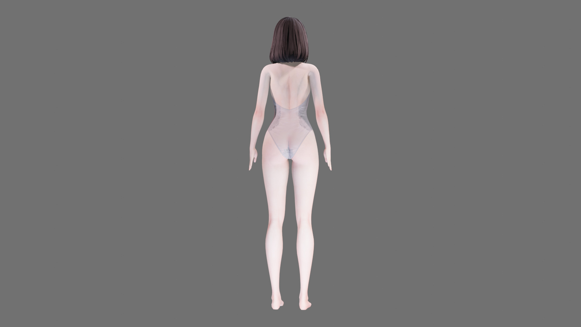 Lingerie clothes 0004 - Rig -Unreal - Unity - Blender - Animated Low-poly 3D model_31