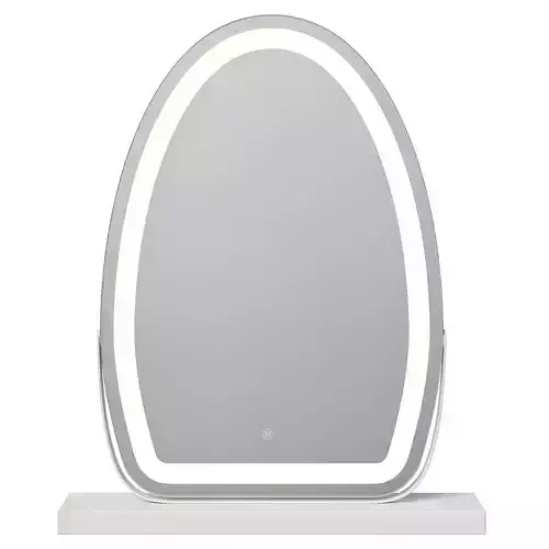 Cosmetic mirror with backlight Low-poly 3D model