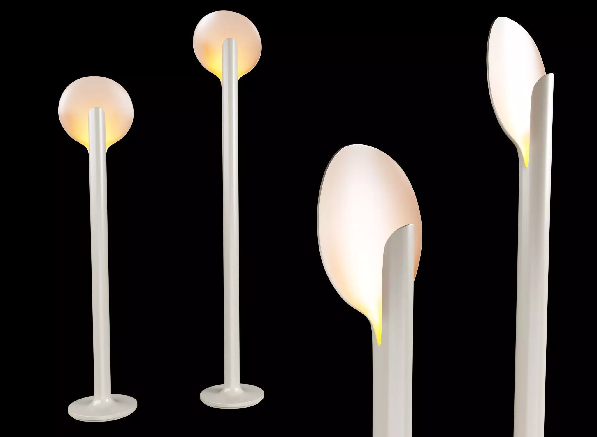 Lampes Elysee Low-poly 3D model_0