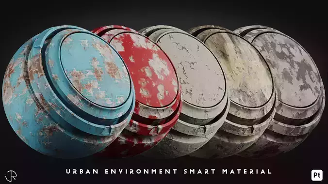Urban Environment Smart Materials Substance Painter 