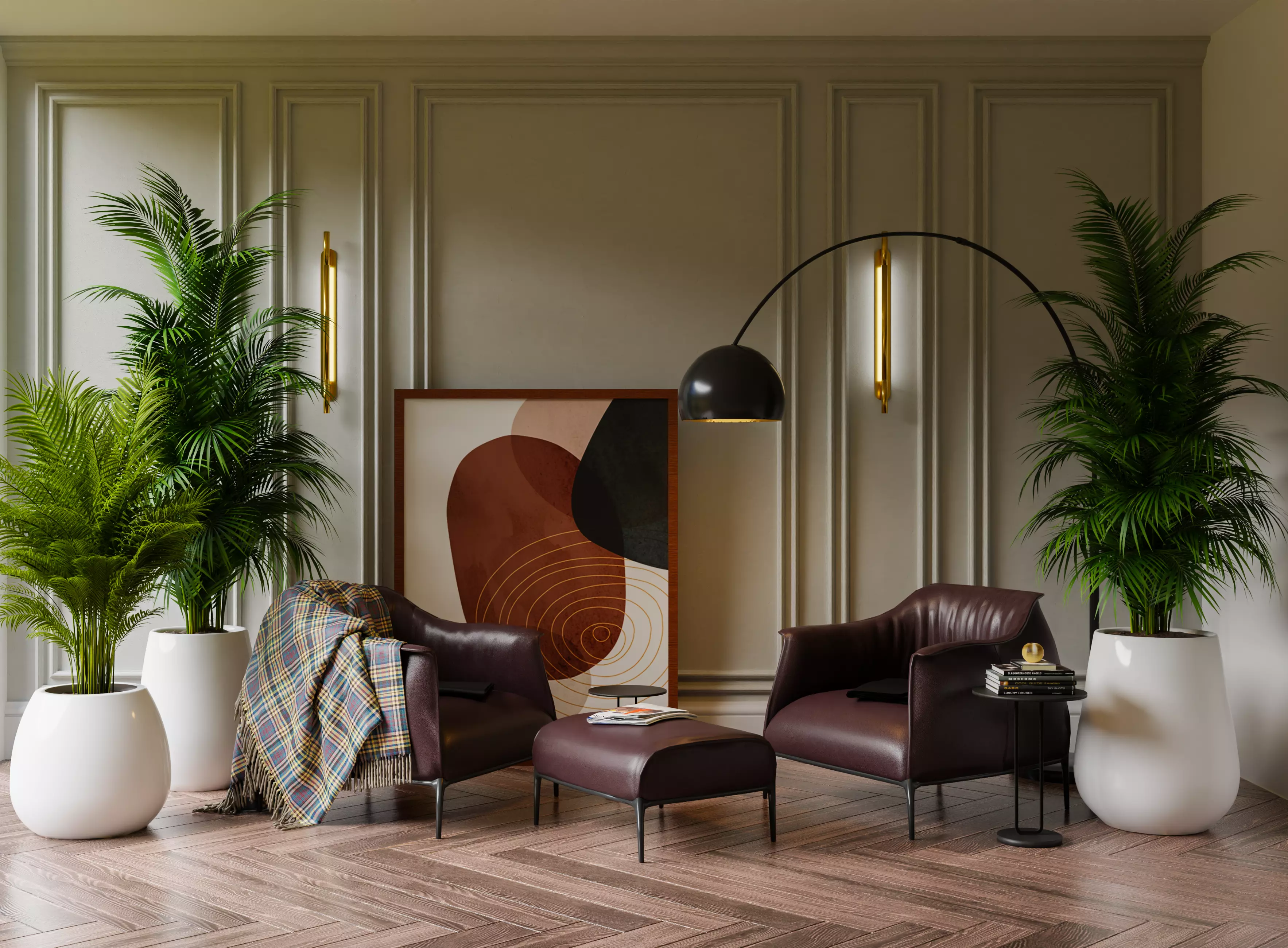 Living room I Interior design I 3D Model and Render 3D model 3D model_0