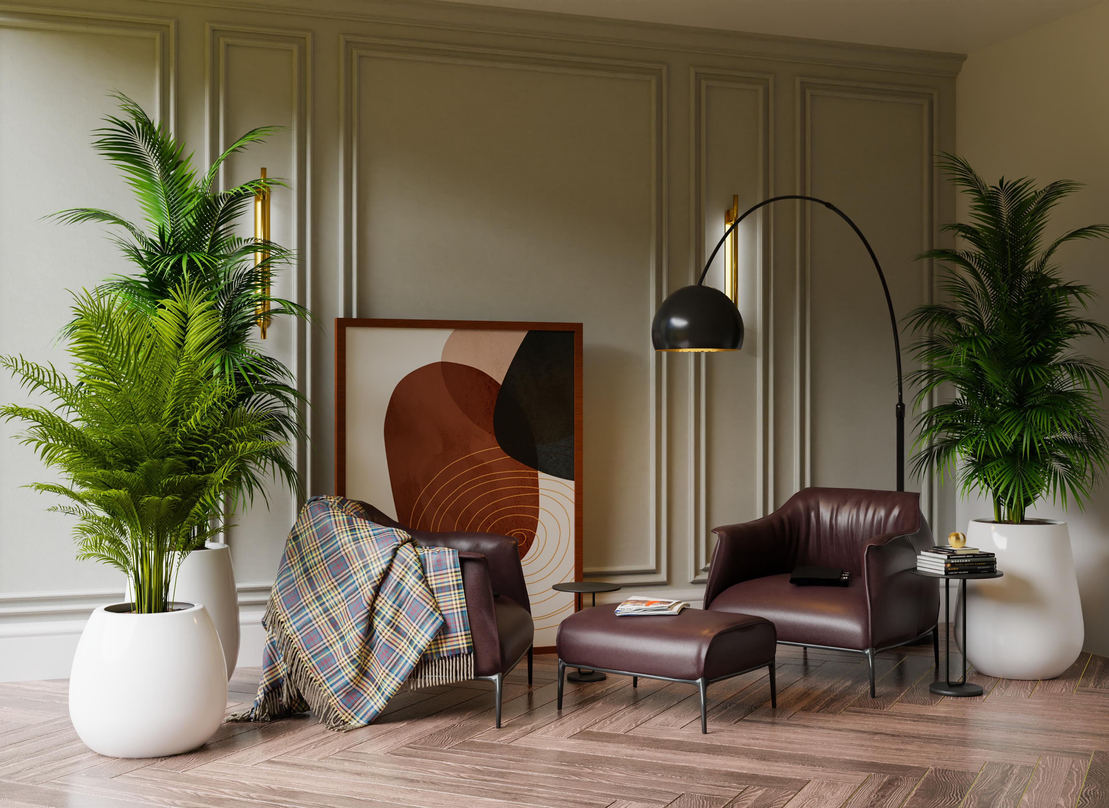 Living room I Interior design I 3D Model and Render 3D model 3D model_1