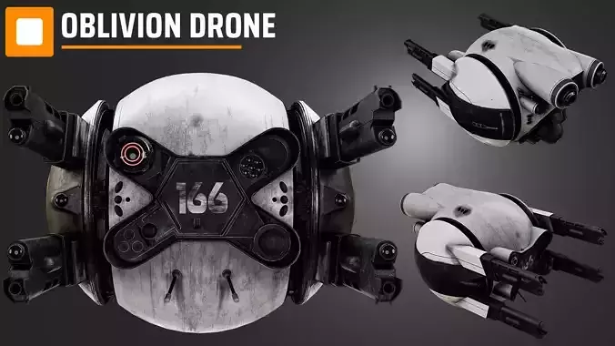 Oblivion Drone 3D model