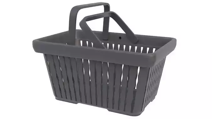 Shopping basket 14 3D model