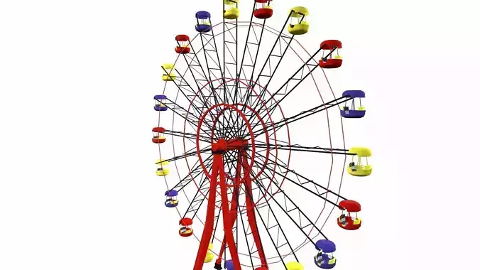 Amusement Park Ferris Wheel