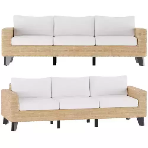 Threshold Brookfield Steel Wicker Patio Sofa