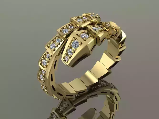 Bvlgari Snake Serpenti Ring 