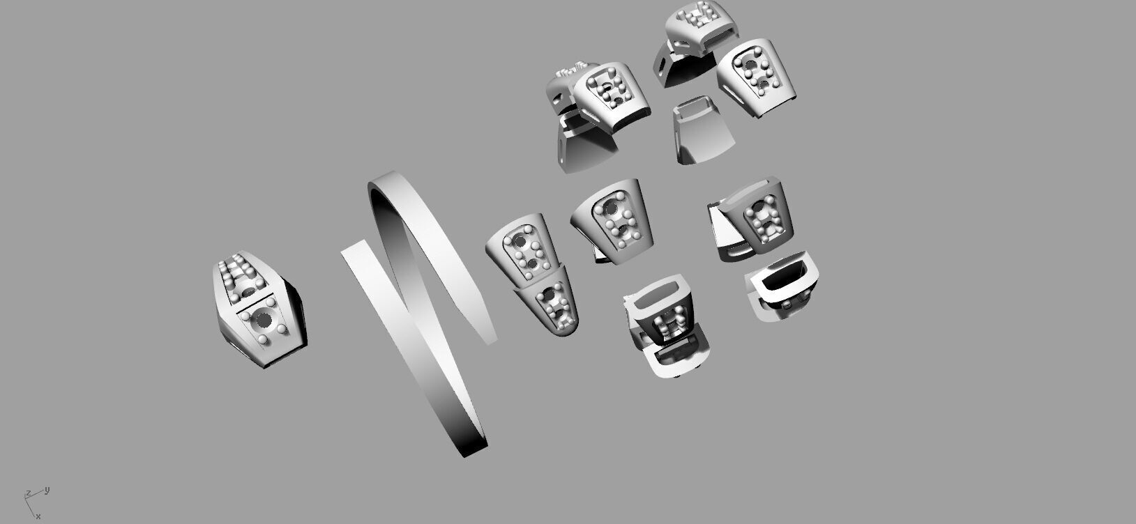 Bvlgari Snake Serpenti Ring  3D print model_4