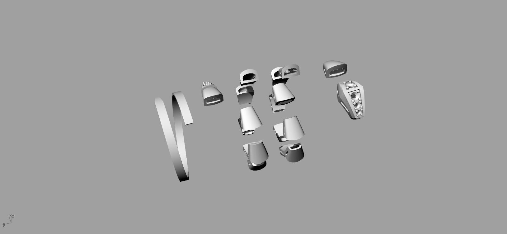 Bvlgari Snake Serpenti Ring  3D print model_3