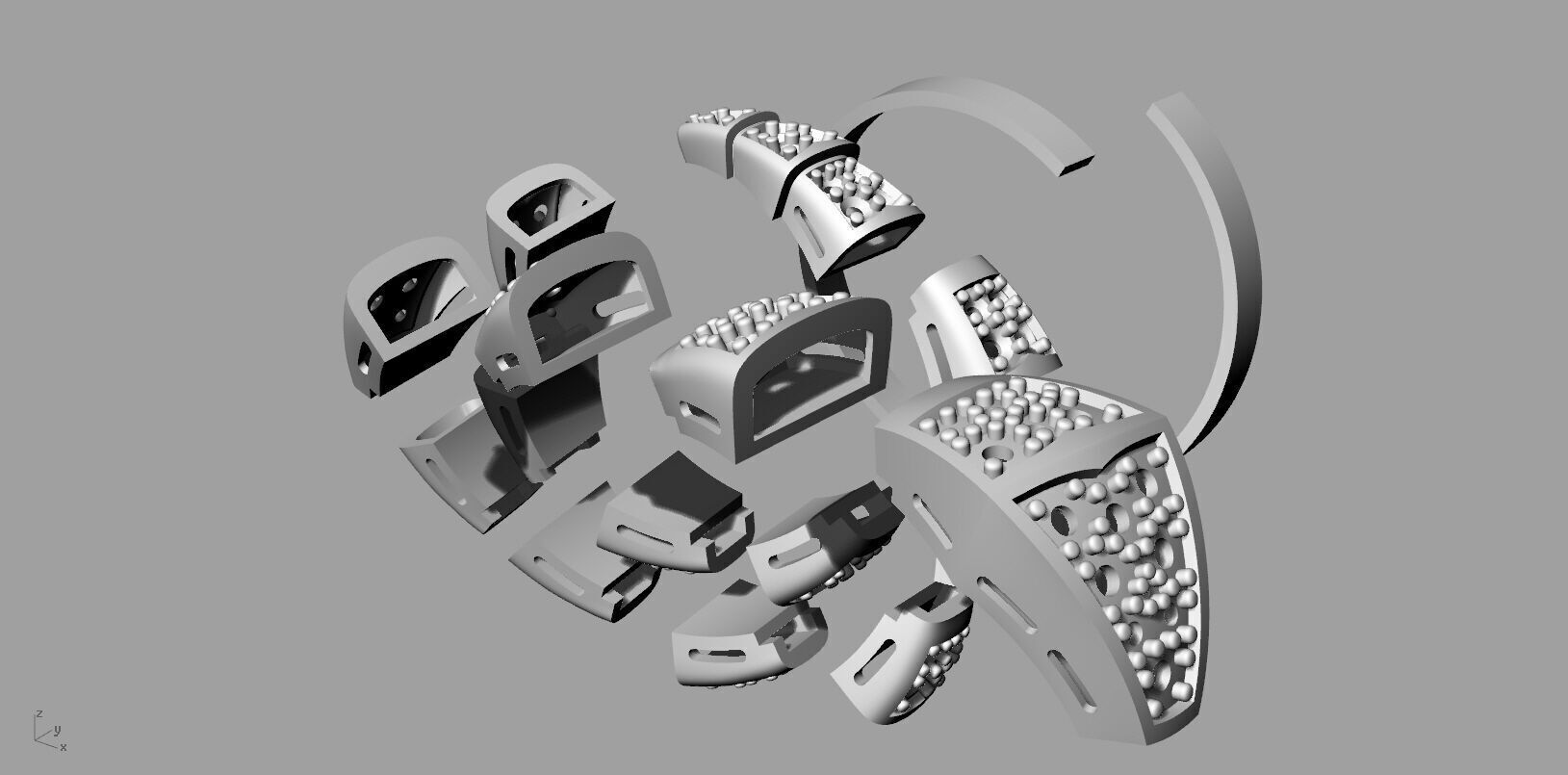 Bvlgari Snake Serpenti Ring  3D print model_8