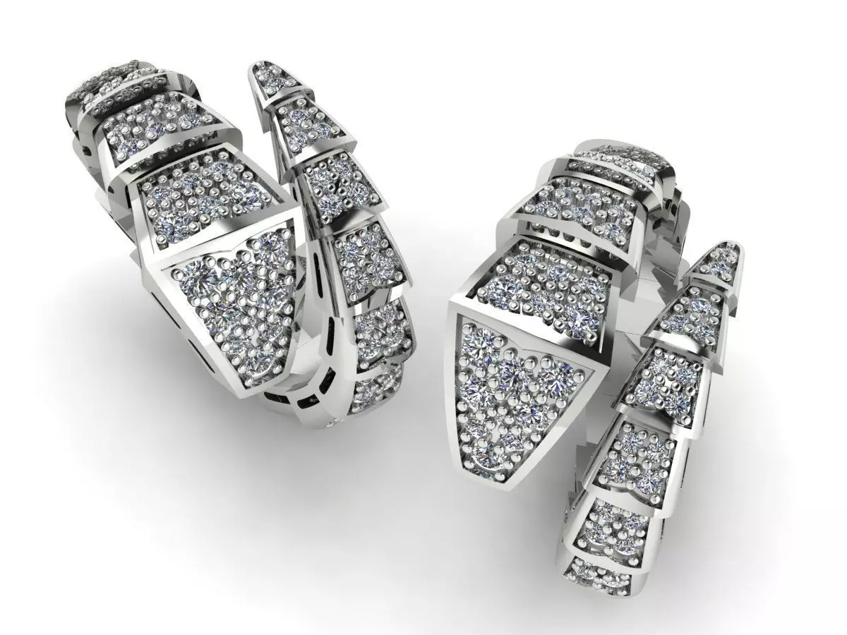 Bvlgari Snake Serpenti Ring  3D print model_0