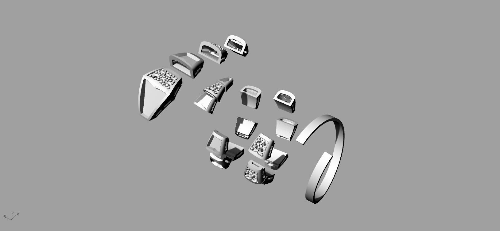 Bvlgari Snake Serpenti Ringa 3D print model_3