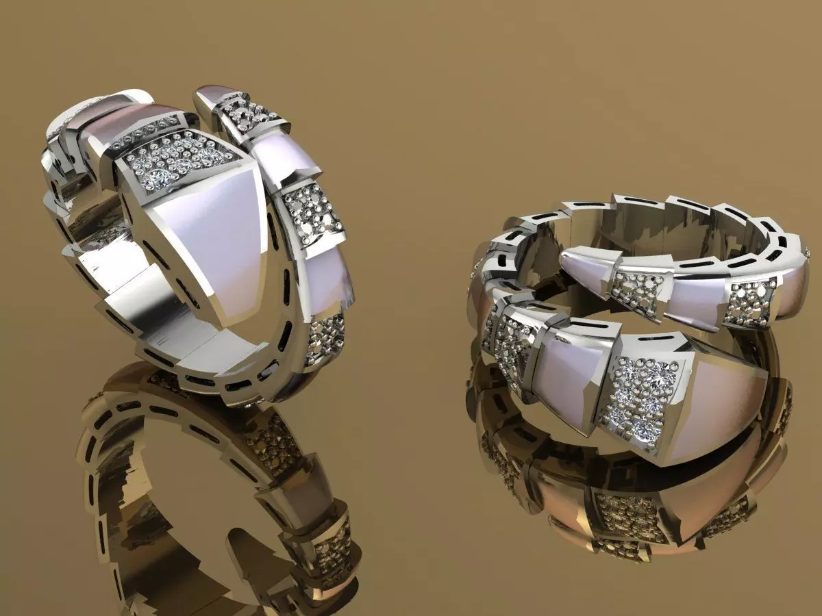 Bvlgari Snake Serpenti Ringa 3D print model_0