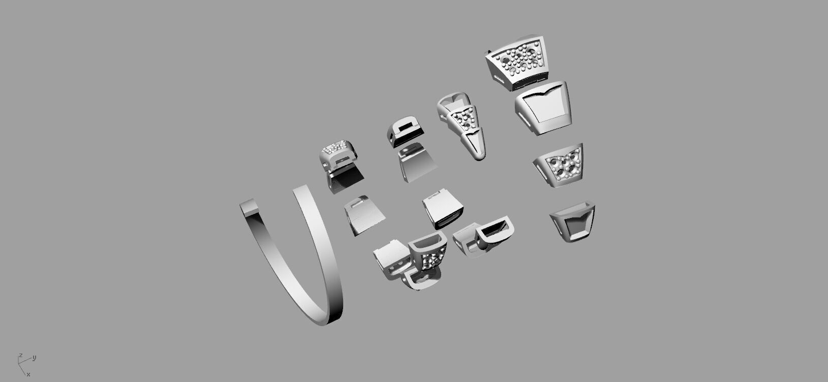 Bvlgari Snake Serpenti Ringa 3D print model_2