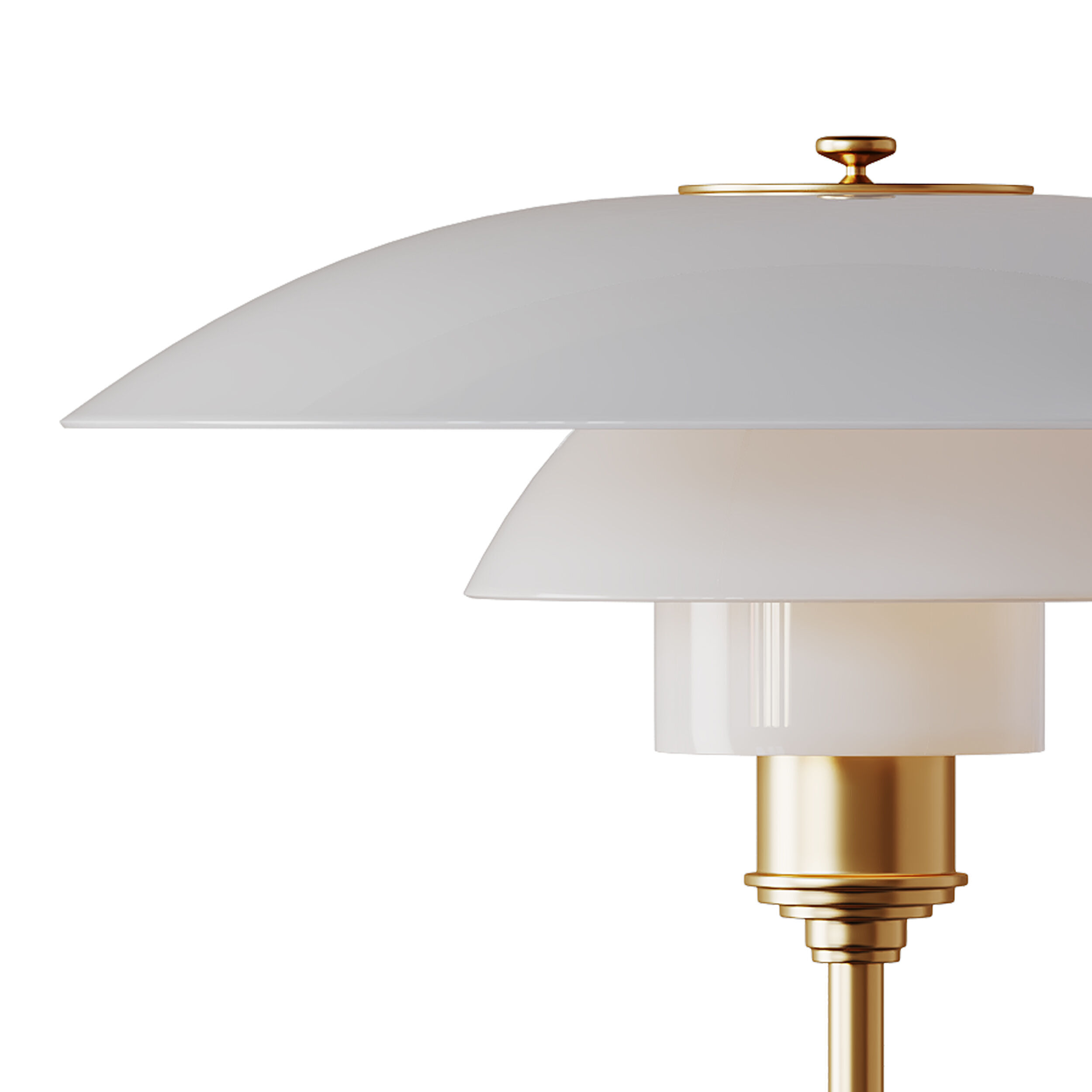 Grote tafellamp PH mondgeblazen 3D model_10