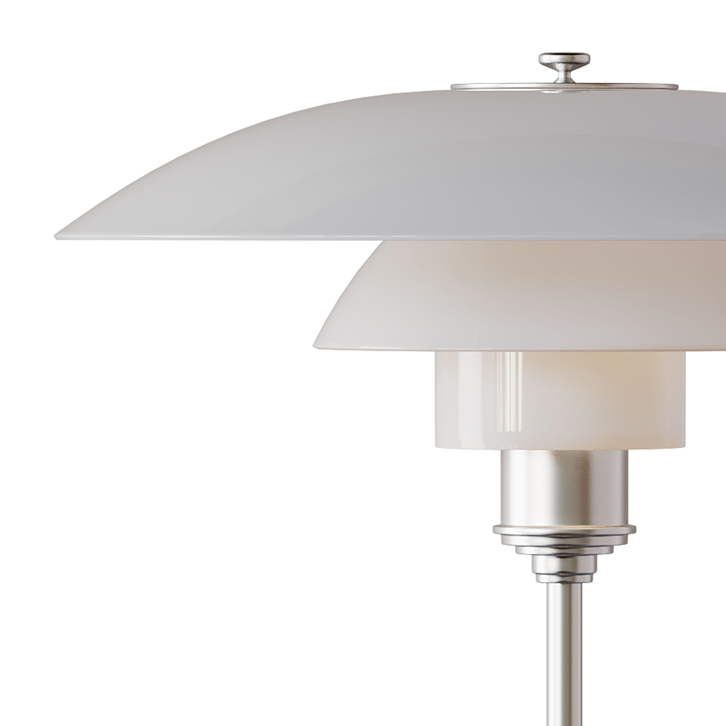 Grote tafellamp PH mondgeblazen 3D model_3