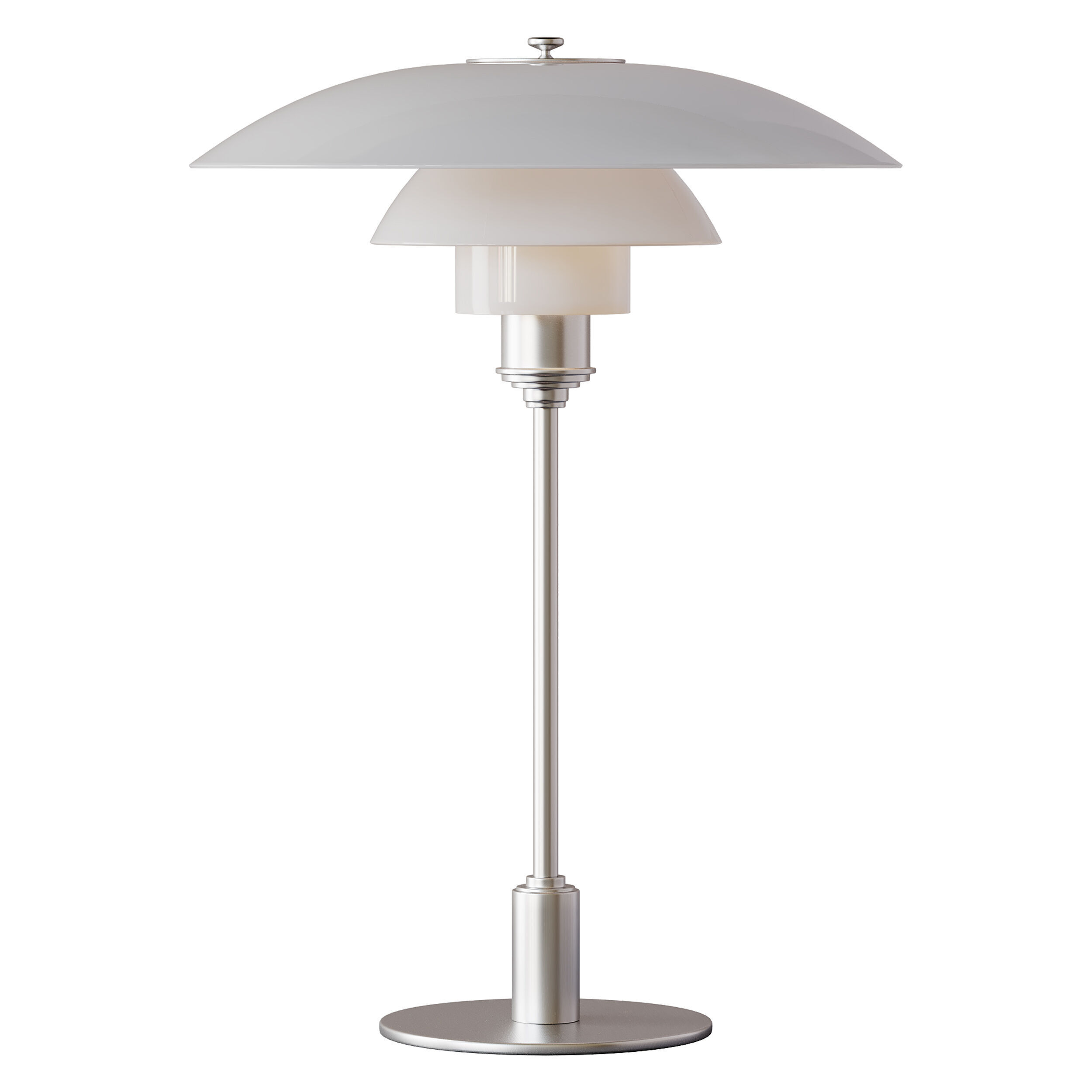 Grote tafellamp PH mondgeblazen 3D model_2