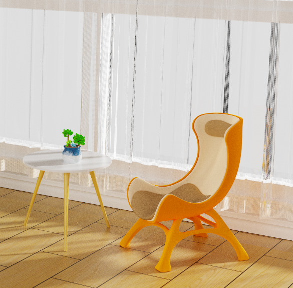 Chair 3D model_4