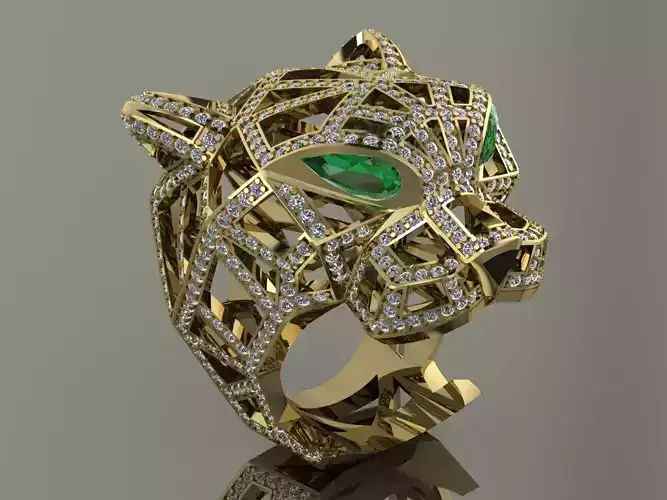 Panther Ring Gold 