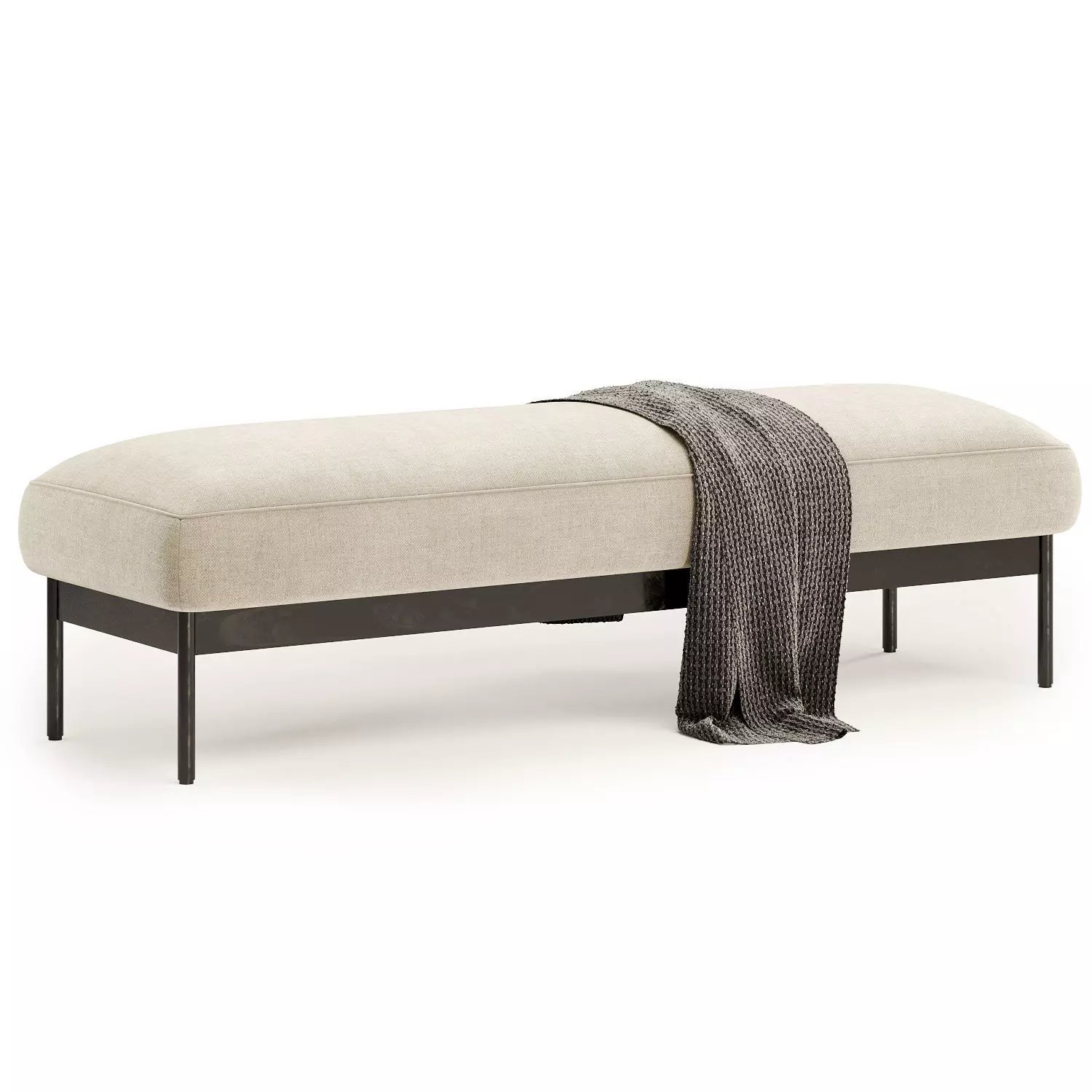 puff puff bench 3D model_0