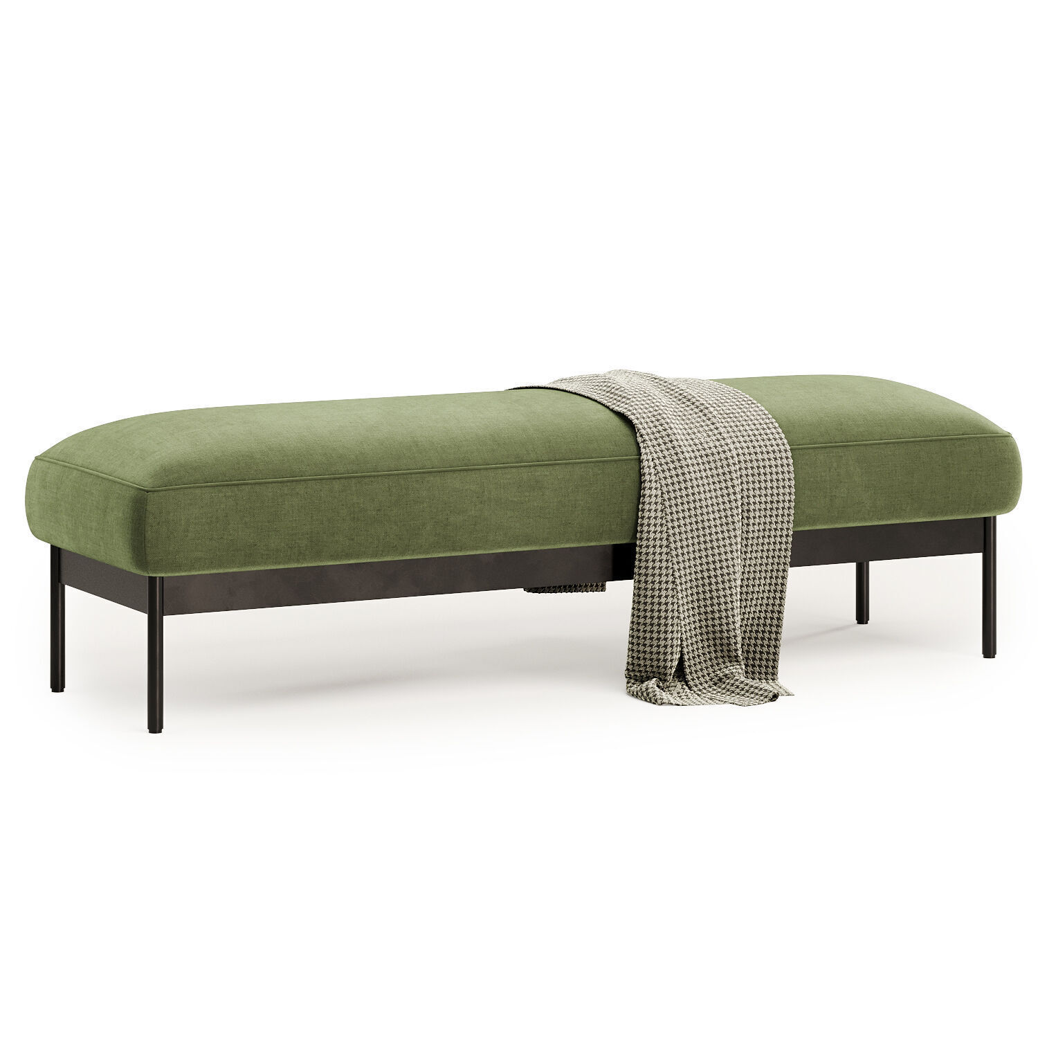 puff puff bench 3D model_2