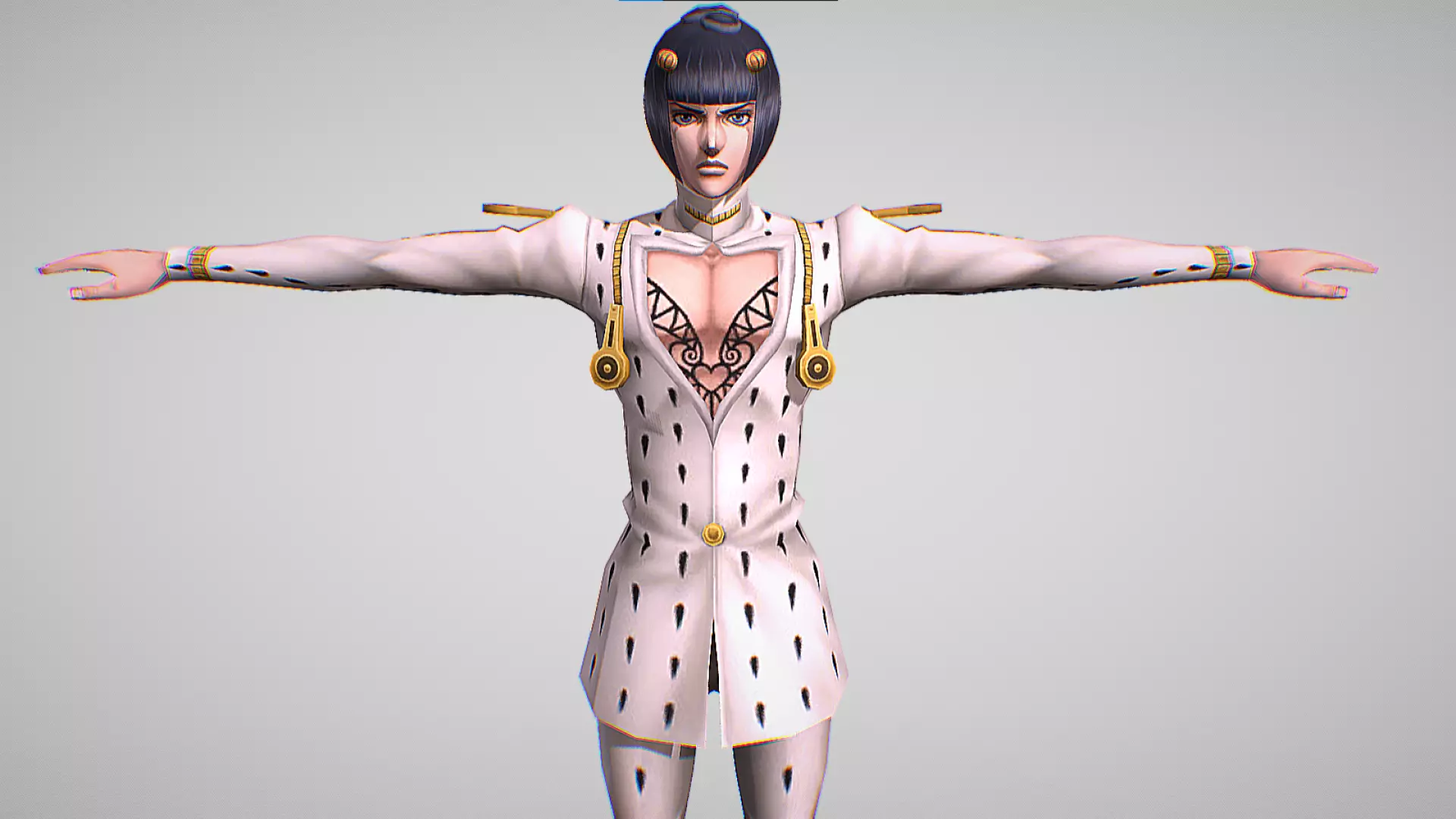 Bruno Bucciarati - Jojo Bizarre Adventure - Diamond Records Low-poly 3D model_0