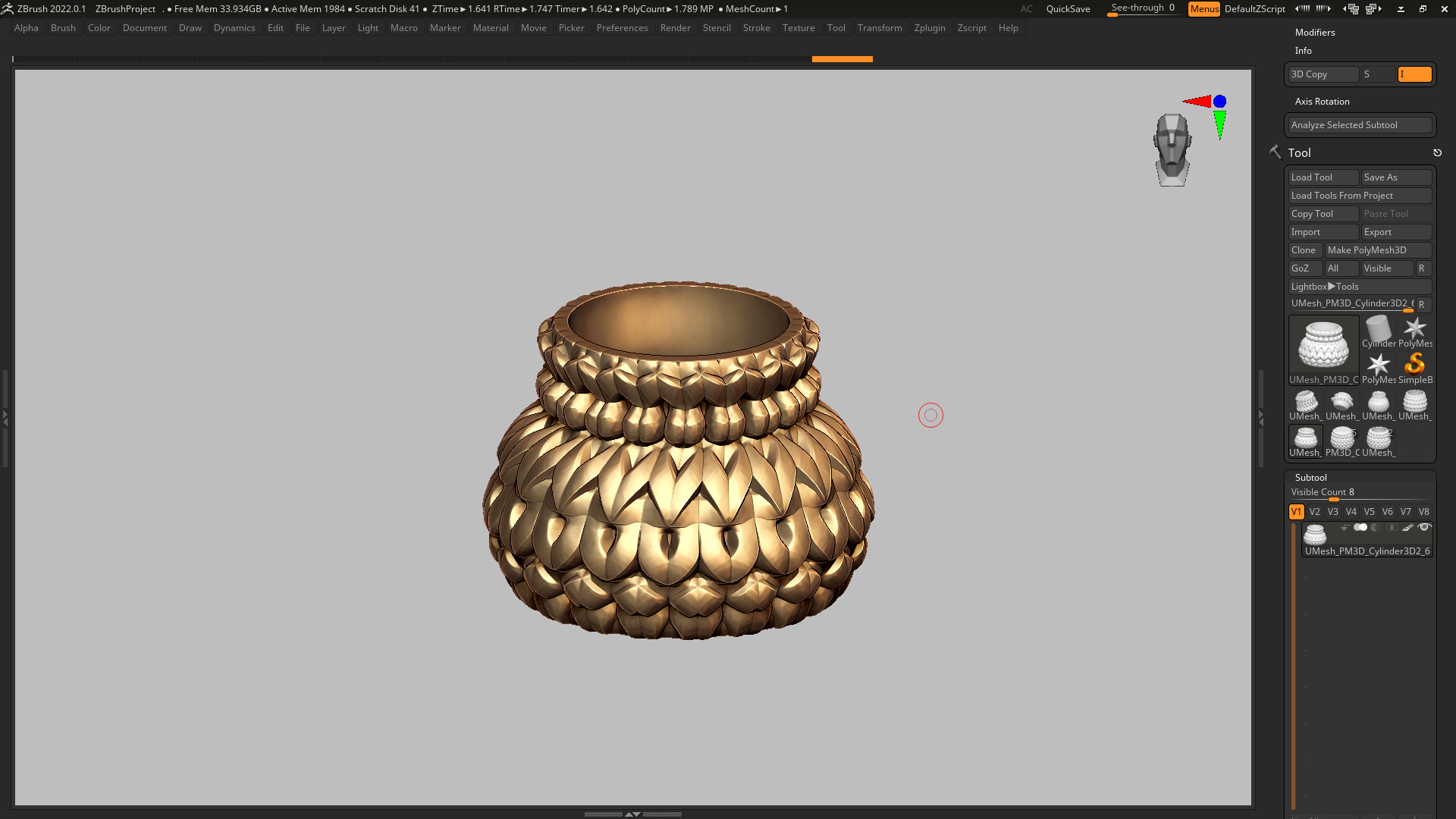 vase 3d print 355  3D print model_3