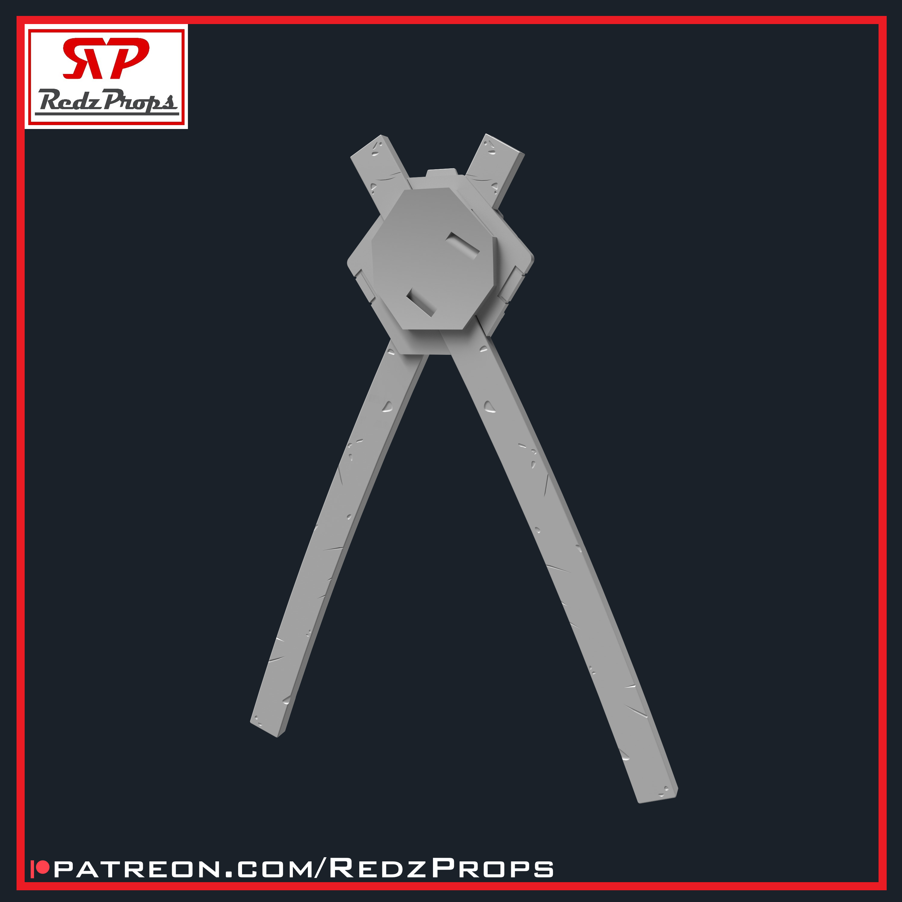 Deadpool 2 Katana Sheath Cosplay Prop 3D print model_7