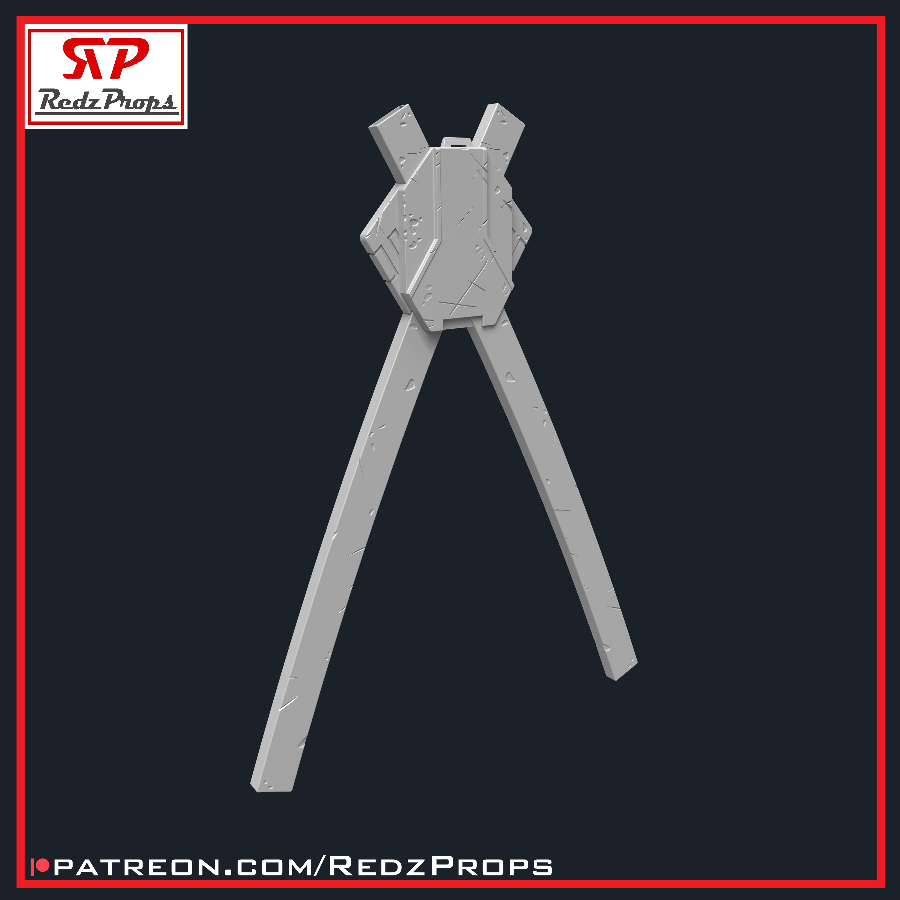 Deadpool 2 Katana Sheath Cosplay Prop 3D print model_4