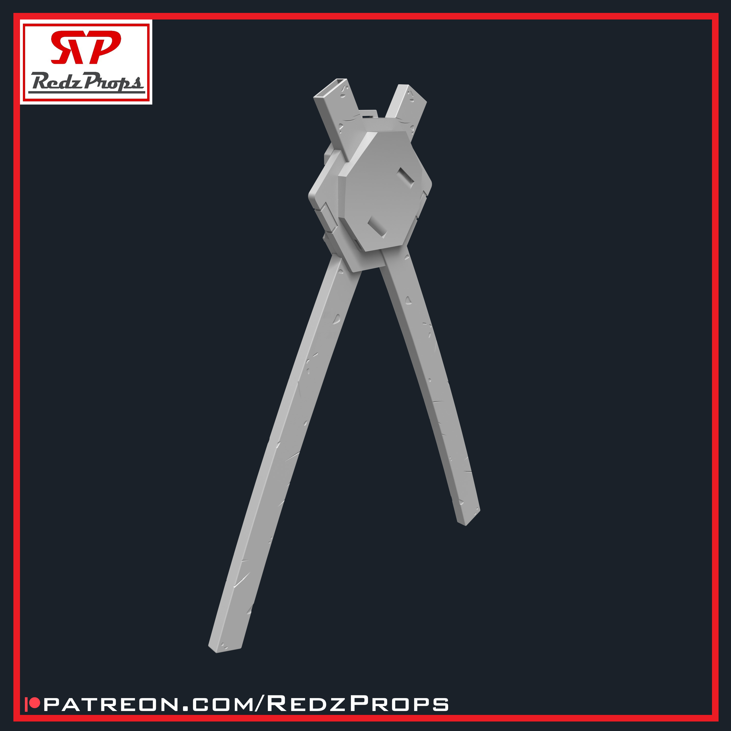 Deadpool 2 Katana Sheath Cosplay Prop 3D print model_6