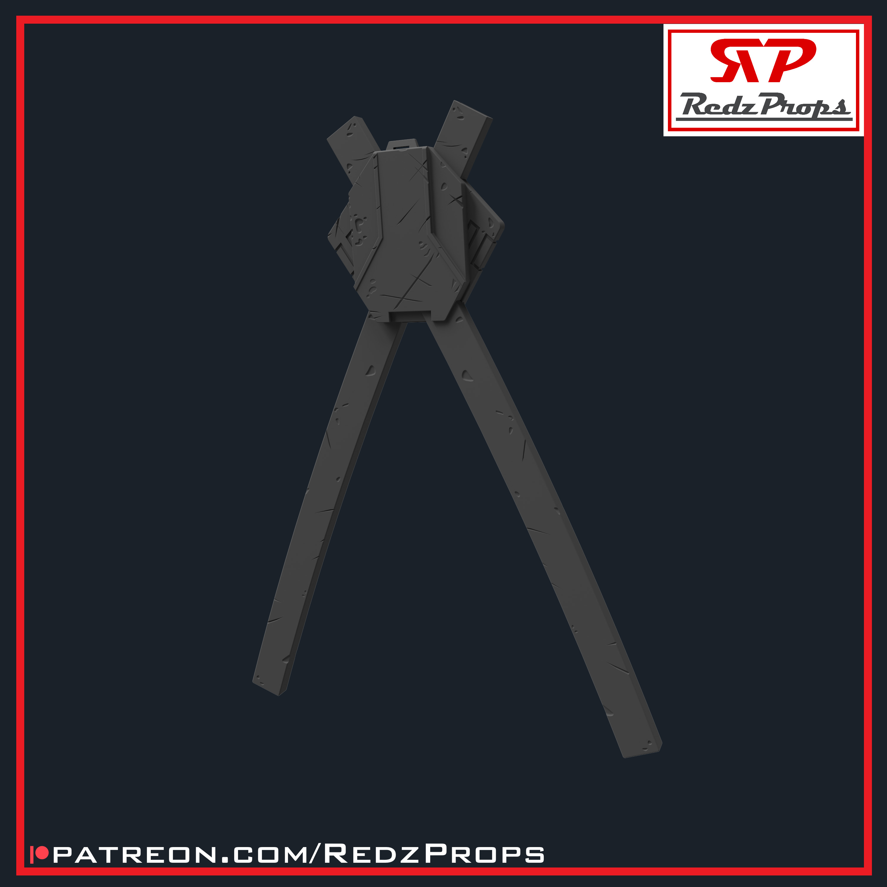 Deadpool 2 Katana Sheath Cosplay Prop 3D print model_1