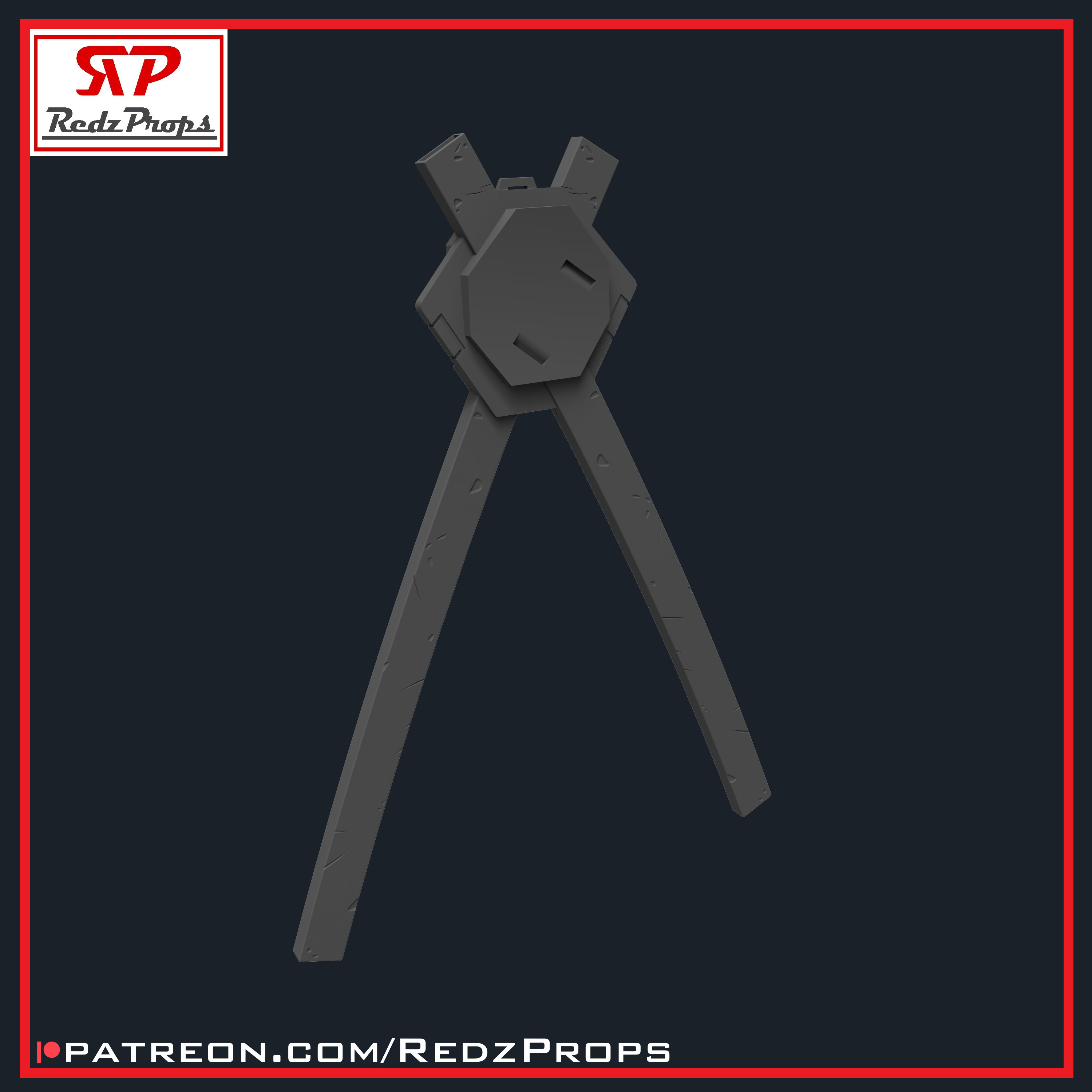 Deadpool 2 Katana Sheath Cosplay Prop 3D print model_3