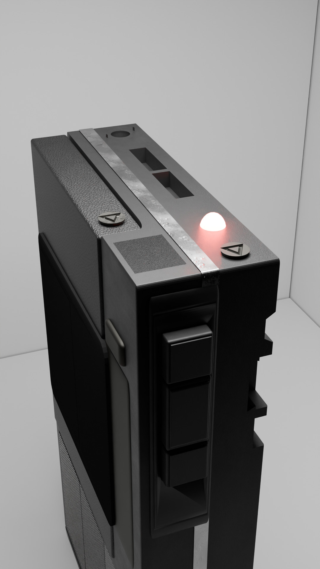Radio Tape 3D model_1